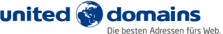 Logo united-domains GmbH - schnelle, internationale Registrierung von Domain-Namen